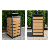 ZABUDOWA ŚMIETNIKOWA 1x120L kolor DREWNO